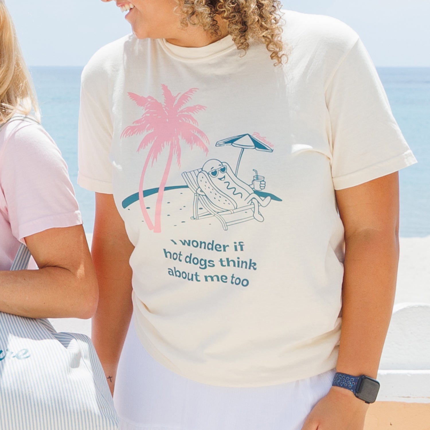 Beach Hot Dog Unisex Tee