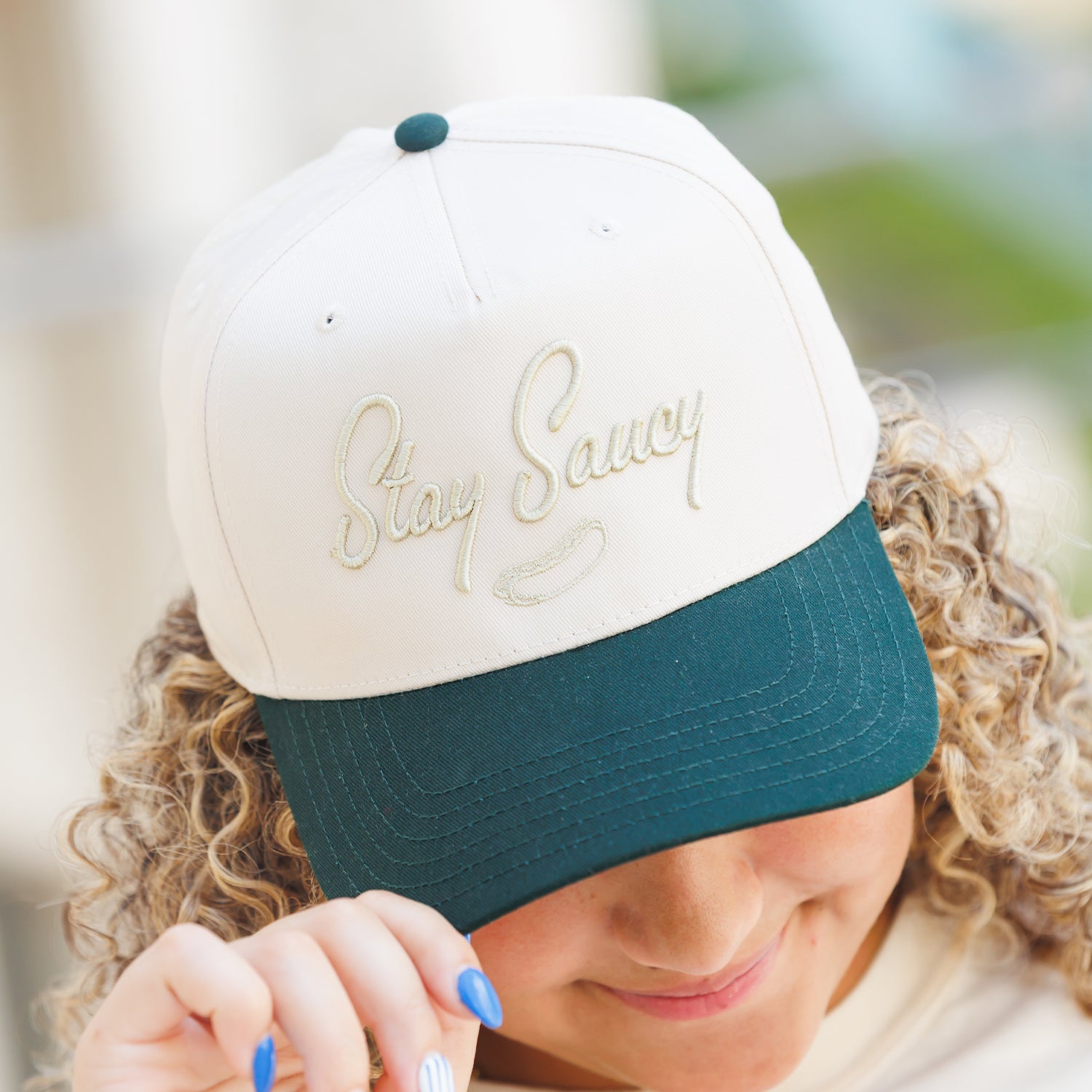 Stay Saucy Relaxed Gramps Hat